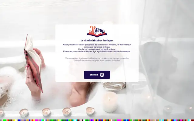 Page d'accueil de XStory